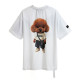 MWM Unisex κοντομάνικη μπλούζα Teddy Bear Streetwear Dog Print Tee